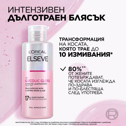 Glycolic Gloss ЛАМИНИРАЩА ГРИЖА 200ml