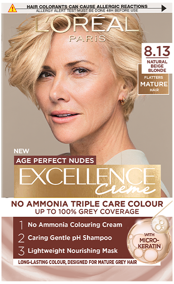 L'Oréal Paris Excellence Age Perfect Nudes 8.13 BEIGE BLOND БОЯ ЗА КОСА