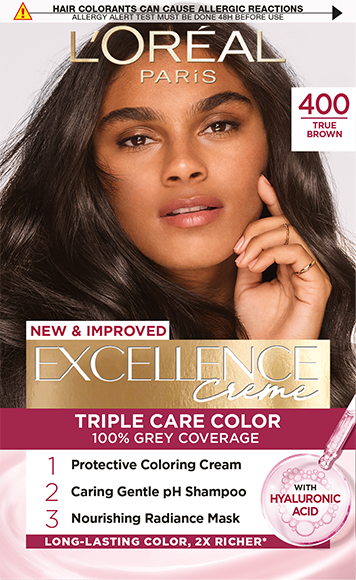 Боя за коса 400 Естествено кафяво Excellence Creme Brunette Продуктово изображение