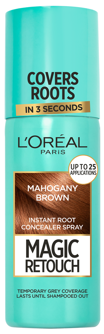 Magic Retouch 6 Mahogany Brown Спрей за прикриване на корени