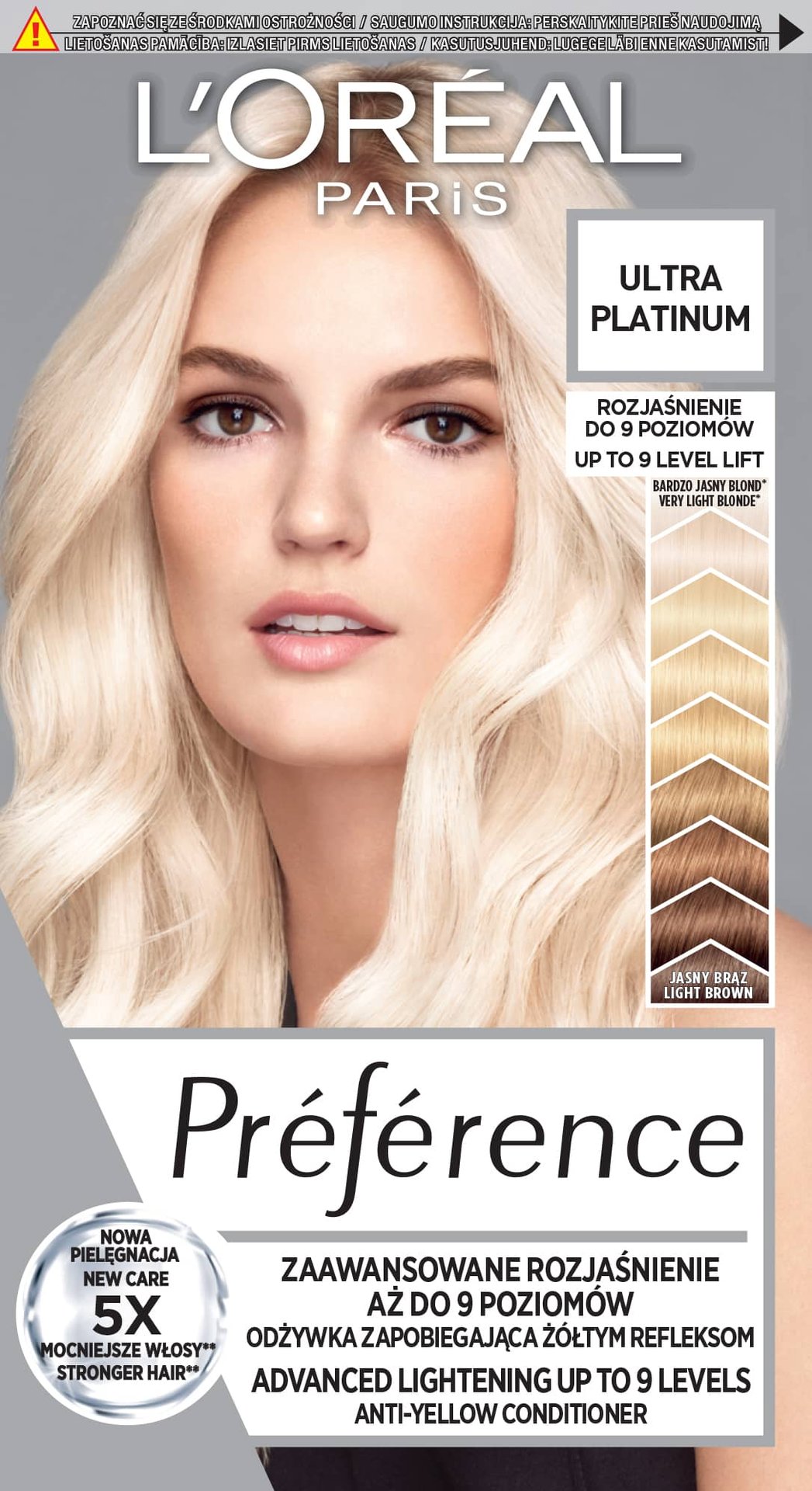 Préférence Ultra Platinum 9L изсветлител за коса