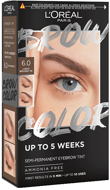 Brow Color Полуперманентна боя за вежди 6.0 Light Brunette