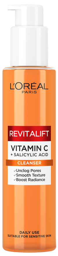 Revitalift Clinical кремообразен пенлив почистващ гел с витамин C