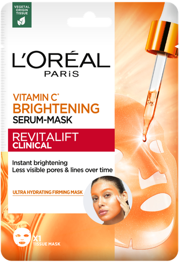 L'Oréal Paris Revitalift Clinical Vitamin C* Серум-Маска за моментален блясък