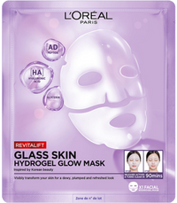 L'OREAL PARIS REVITALIFT FILLER GLASS SKIN ХИДРОГЕЛНА МАСКА ЗА СИЯЙНА КОЖА